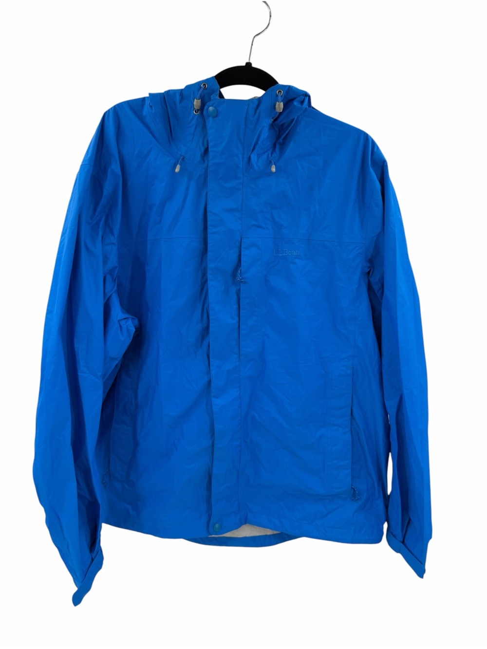 L.L.Bean Blue Waterproof Hooded Men's Jacket Size XL